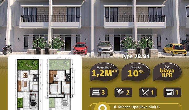 RUMAH BAGUS MINIMALIS DAN MEWAH DI MINASA UPA KOTA MAKASSAR 9
