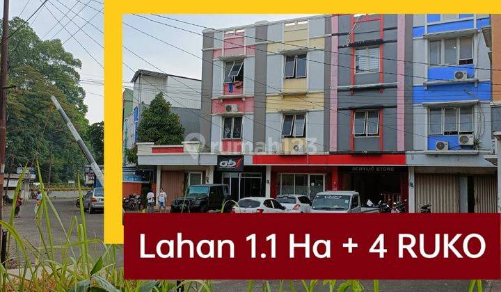 Jual Tanah 1.1 Ha Bonus 4 Ruko Jalan Raya Serpong Cilenggang Bsd  1