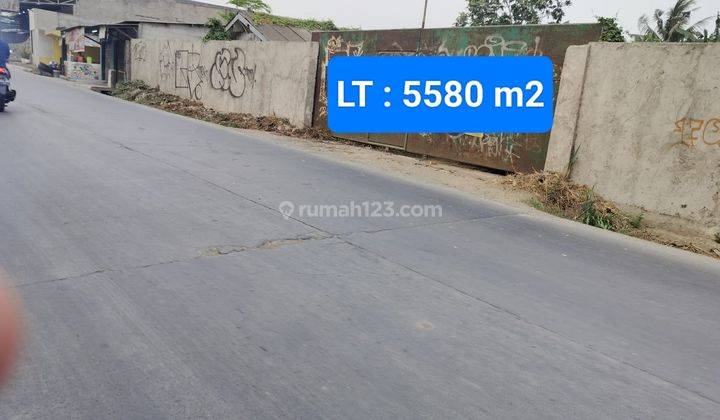 Jual Murah Tanah Siap Pakai 5580 M2 Jalan Raya Legok 1