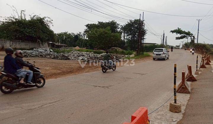 Lahan Komersil 2.3 Ha Nempel Jalan Utama Cisauk  2