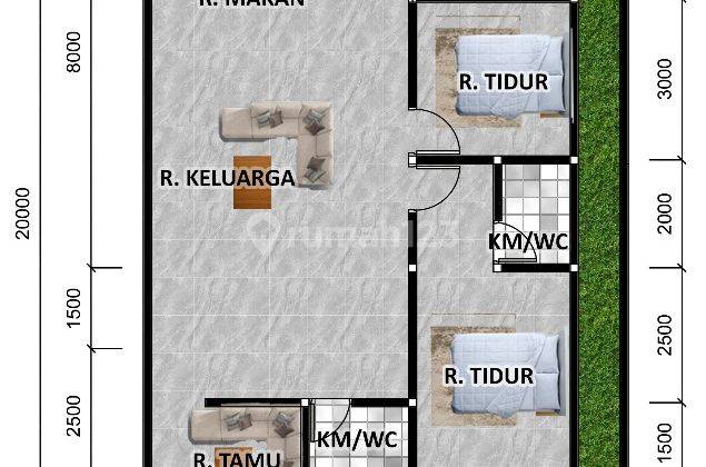 Rumah Modern Siap Bangun Medang Gading Serpong Tangerang 2