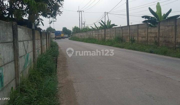 Lahan Siap Pakai 3315 M2 Bentuk Kotak Jalan Utama Cisauk  2