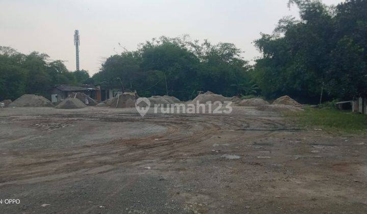 Lahan Siap Pakai 3315 M2 Bentuk Kotak Jalan Utama Cisauk  2