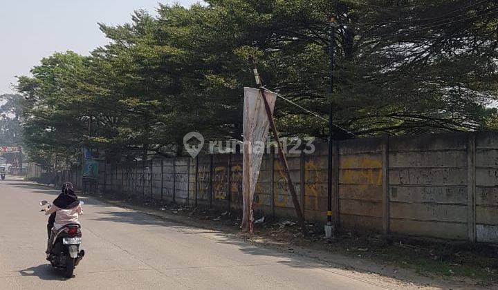 Tanah Luas 1 Ha Bonus Gudang Dan Office 3000 M2 Lokasi Tepi Jalan Raya Cisauk 2