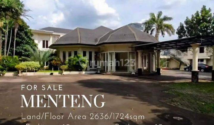 Rumah Super  Luas Dan Besar Ring 1  di Menteng Jakarta Pusat 1