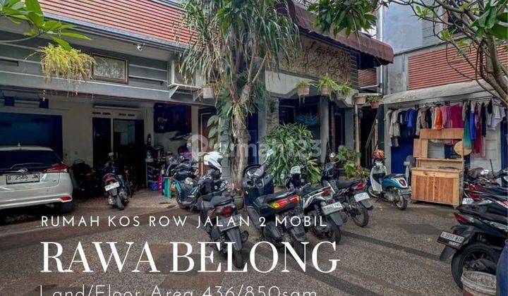 Rumah Kos Kosan Dijual selangkah dari Kampus Binus anggrek kemanggisan Jakarta Barat 1