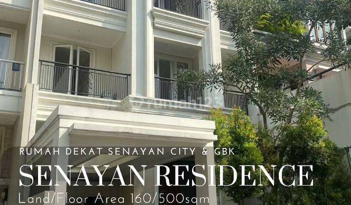 Rumah dijual di  senayan residence
Jakarta selatan 1