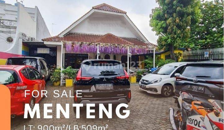 Rumah Menteng Komersial Area Cocok Untuk Restoran Kafe Parkir Luas 1