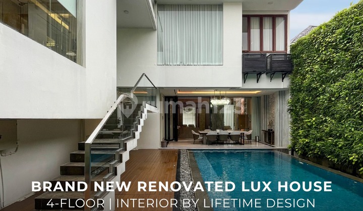 Rumah Baru Siap Huni Super Mewah Pondok Indah 4 Lantai Ada Kolam Renang