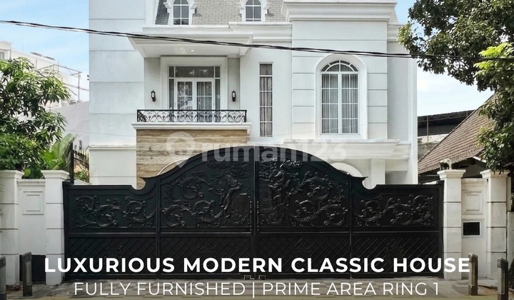 Rumah Modern Klasik Mewah Dijual di Premium Area Menteng
