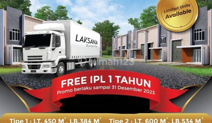 Gudang Laksana Business Park Multiguna Uk 15x40, Tangerang 1