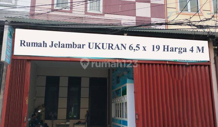 Rumah Jelambar Siap Huni Ukuran 6,5x19 Meter 2,5lt, Jakarta Barat 1