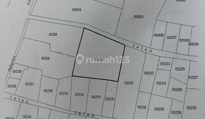 Kavling Jomin Cikampek Tepi Jalan Raya Luas 2500m2 Shm Komersial 1