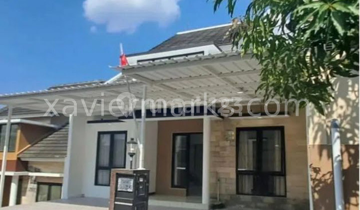 For sale: New fully furnished house with bonus, located in Tembalang, Semarang. 1