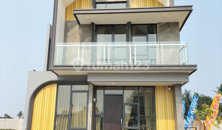 RUMAH 2 LANTAI BERKONSEP SKANDINAVIAN DEKAT CITRA RAYA TANGERANG 2
