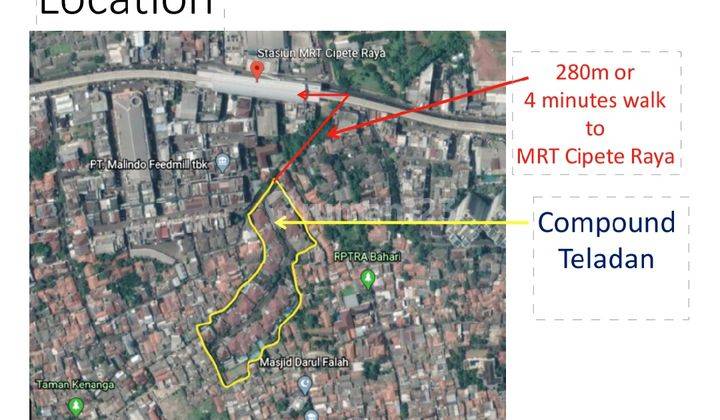 Rumah di Cluster Compound Teladan, Cipete Jaksel 2