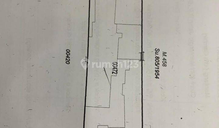 Tanah Komersial Area Luas 1002 m2 di jl Soeroso, Gondangdia 1