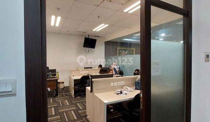 Office Space Sahid Sudirman Luas 446.4 m2 Semi Furnish  1