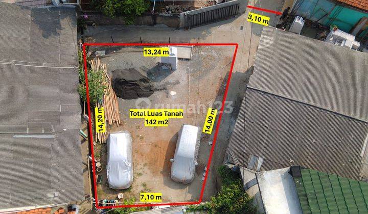 Tanah Luas 142 m2 di jl H Janim, Pondok Aren 2