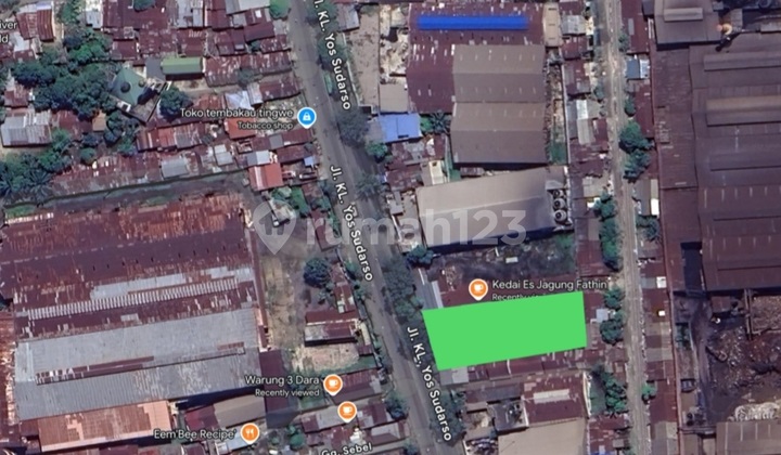 Tanah Luas 1362 M2 Di Jl Yos Sudarso, Medan 1