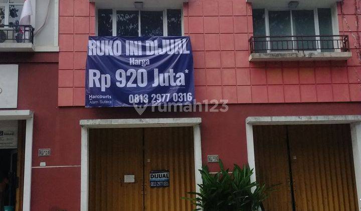 Turun Harga Krn Lagi Butuh Uang, Jual Murah Ruko Posisi Depan Serpong Natura City Ruko, Nego Smp Deal. 1