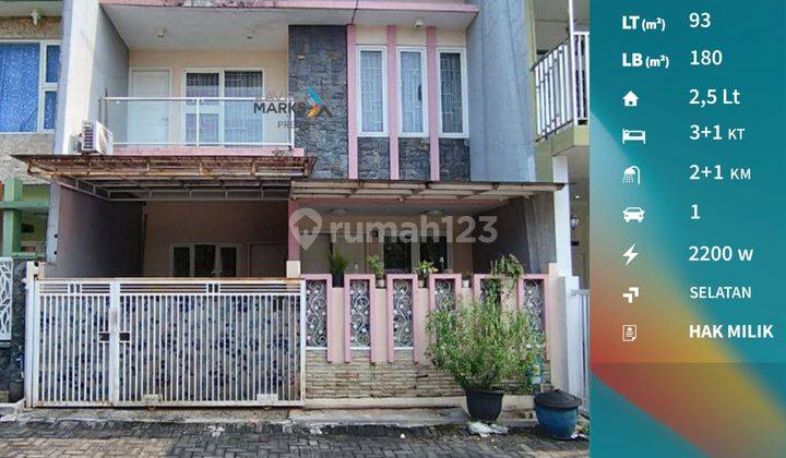 Lu3567 Rumah Cantik Tengah Kota di Sulfat Malang 1