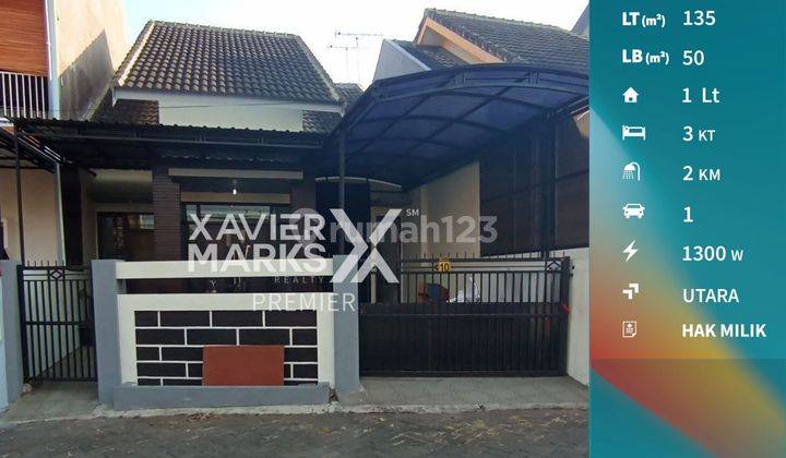 Lu3065 Dijual Rumah Baru Renovasi di Bantara Malang Kota 1