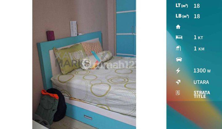 Lu3157 Apartemen Tipe Studio Furnish Dekat Ub di Suhat Malang