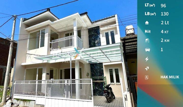 Lu3599 Rumah Tengah Kota Siap Huni di Sawojajar Malang 1