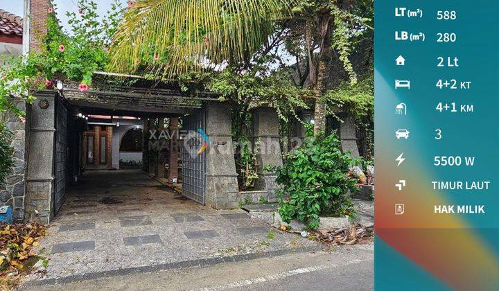 Lu3363 Rumah Luas di Candi Candi Malang Dekat Suhat Siap Huni 1