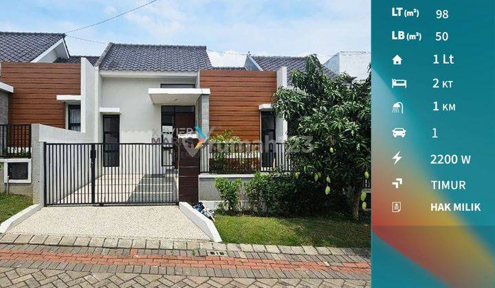 Lu3216 Rumah Baru 2 Kt di Riverfront Kedungkandang Malang 1