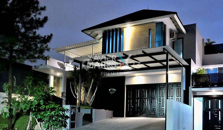 Lu3289 Rumah Mewah Furnish Ada Private Pool di Riverside Malang 2