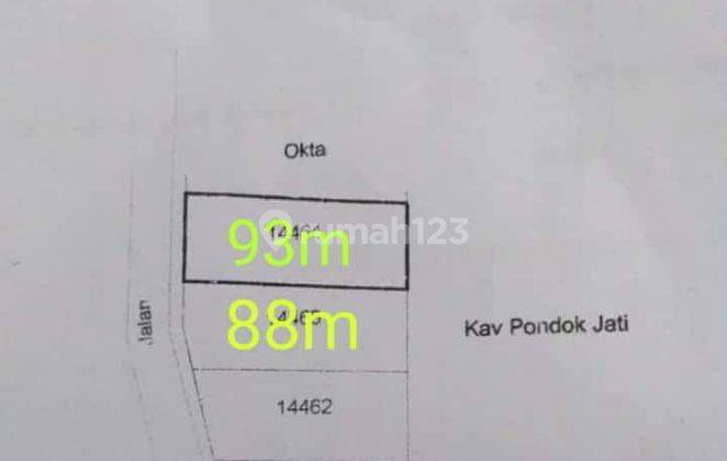 Tanah Kavling 88 M2 di Pondok Rajeg Cibinong 2