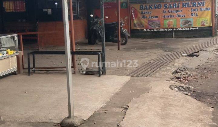 Tanah murah 300 m2 Pinggir Jalan Raya Kalimulya Depok 1