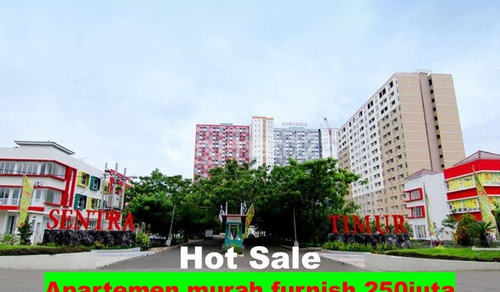 Dijual Murah dan Cepat Unit Apartemen Sentra Timur Furnish Baru Dijual Murah dan Cepat Unit Apartemen Sentra Timur Furnish Baru