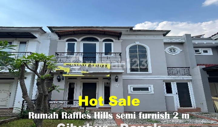 Rumah Secondary Kawasan Elit Cibubur Raffles Hills Semi Furnish Rumah Secondary Kawasan Elit Cibubur Raffles Hills Semi Furnish