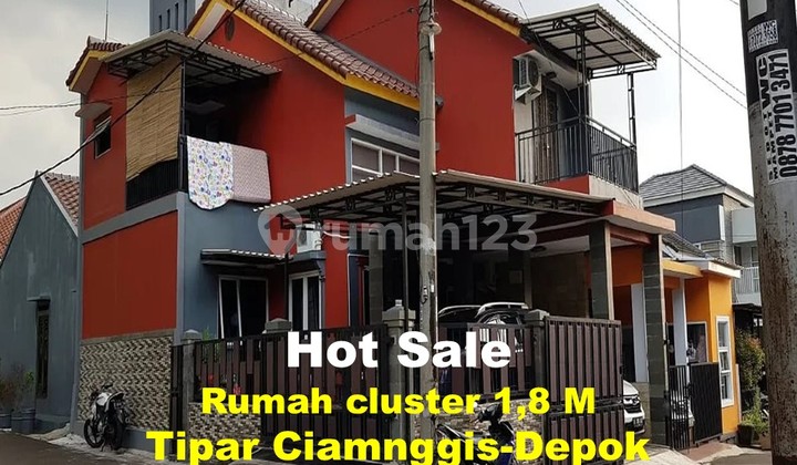 Rumah 2 Lantai Huk Second Dalam Perumahan di Tipar Depok