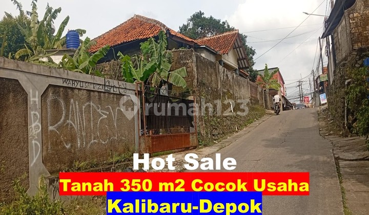 Tanah 350 M2 Akses 2 Mobil Cocok Usaha di Kalibaru Depok