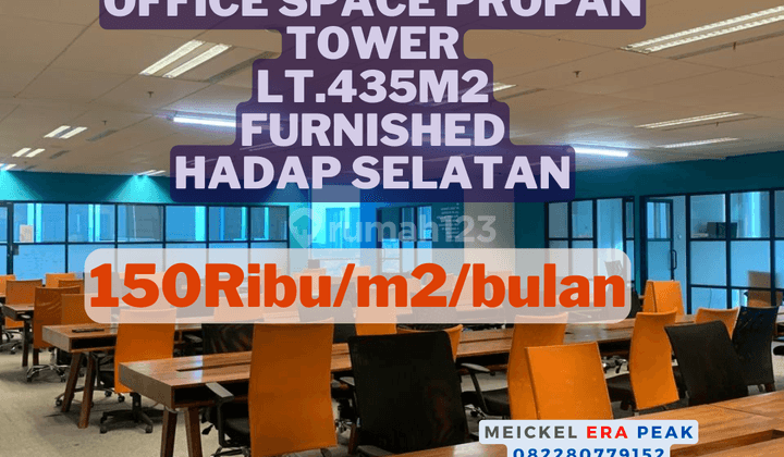 Lokasi Startegis Dijual Office Space Propan Tower Ciputra, Lt.435m2, Hadap Selatan 1