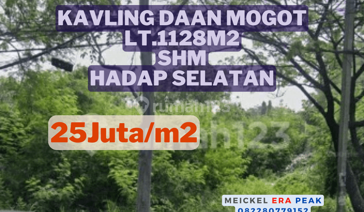 Lokasi Startegis Dijual Kavling Daan Mogot Raya, Lt.1128m2, Shm, Hadap Selatan 1