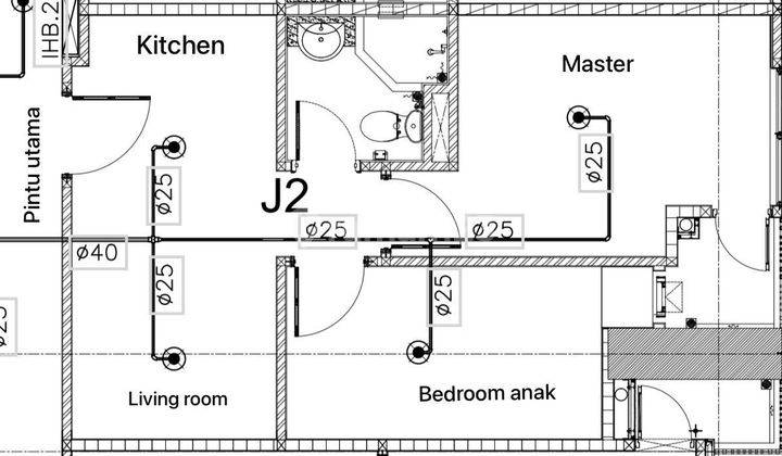 Lokasi Startegis Dijual Apartemen The Mansion Kemayoran, Lt.49m2, 2 BR 2