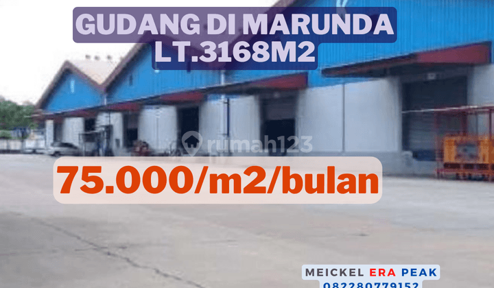 Lokasi Strategis Disewa Gudang Marunda, Lt.3168m2 1