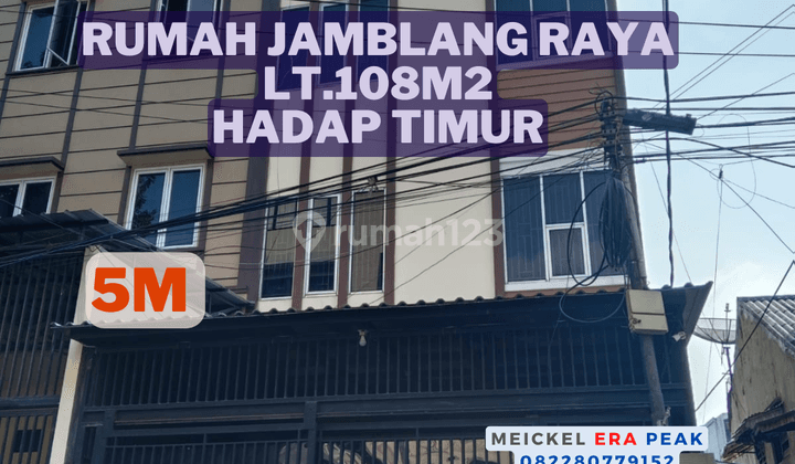 Harus Terjual Dijual Rumah di Jamblang Raya, Lt.108m2, Hadap Timur 1