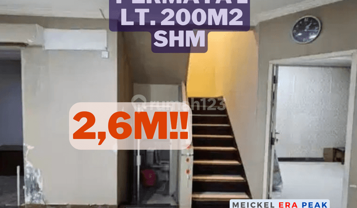 Dijual Rumah di Metro Permata, Lt. 200m2, SHM 1