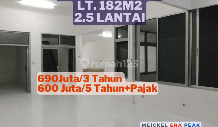 Dijual Ruko Kawasan Blok M, Lt. 182m2, 2.5 Lantai 1