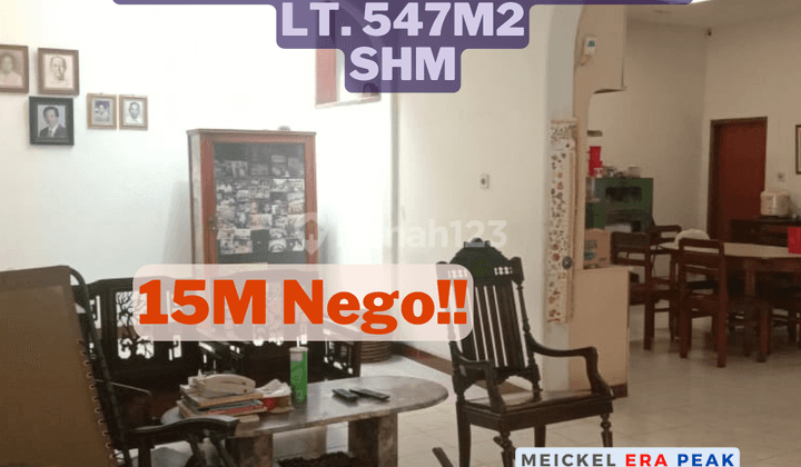 Dijual Rumah di Mangga Besar, Lt. 547m2, SHM 1