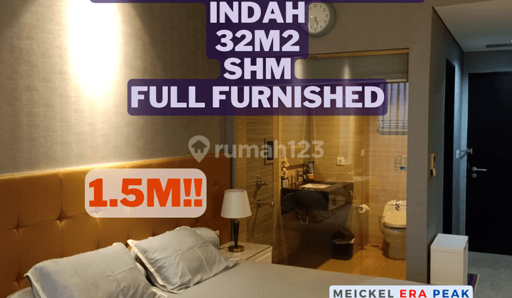 Dijual Apartemen Pondok Indah, 32m2, Full Furnished, SHM 1