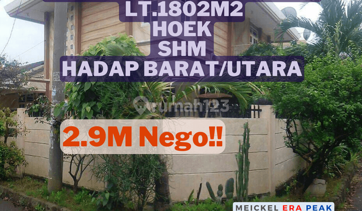 Dijual Rumah Taman Kencana, Lt.180m2, Shm, Hoek 1