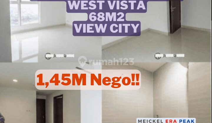 Dijual Apartemen The Crest West Vista, 68m2, View City 1