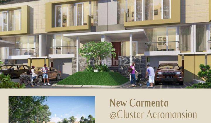 Dijual Rumah Carmenta Citra Garden, Lt.100m2, 2.5 Lantai 1